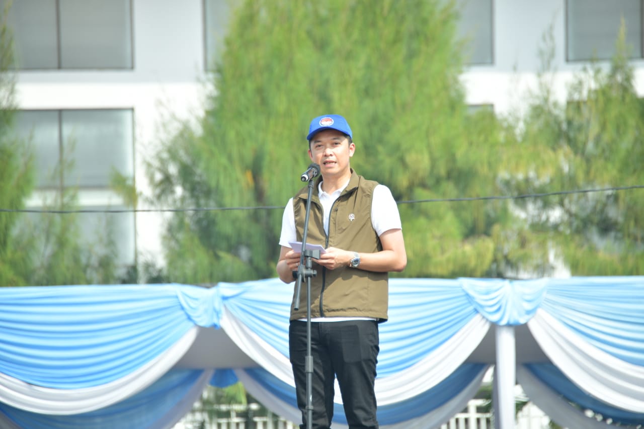 Wamenpora Taufik membuka Kejurnas Gateball 2025 di Stadion Pakansari Cibinong, Kabupaten Bogor