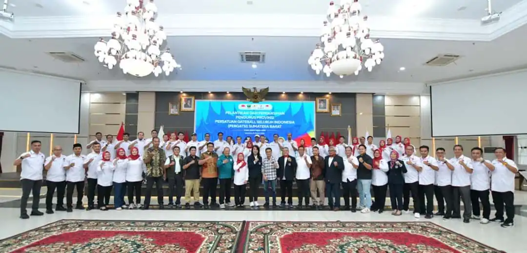 Pengprov Pergatsi Sumbar 2025-2029 Dilantik
